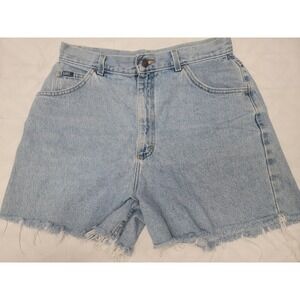 Lee Denim Cut-Off Shorts Womens Size 10 Frayed Hem Pockets‎